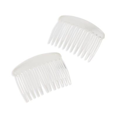 Veil Comb Plastic-Clear 2 ct.